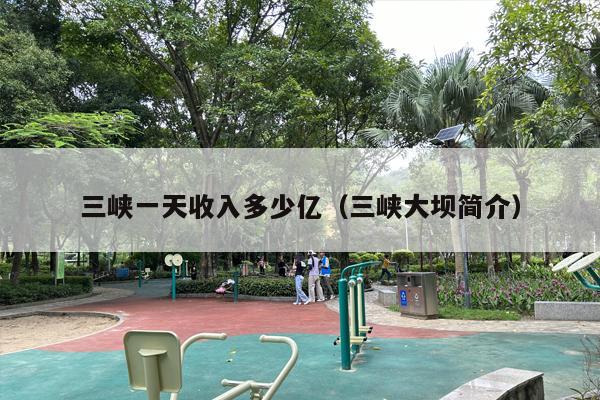 三峡一天收入多少亿（三峡大坝简介）