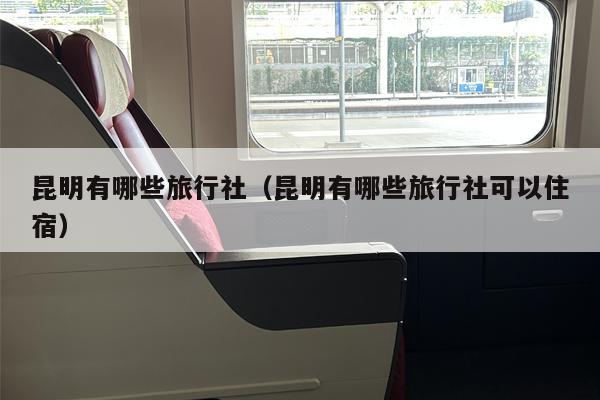 昆明有哪些旅行社（昆明有哪些旅行社可以住宿）