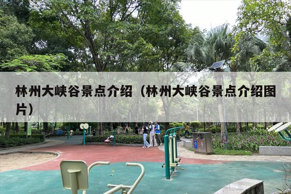 林州大峡谷景点介绍（林州大峡谷景点介绍图片）