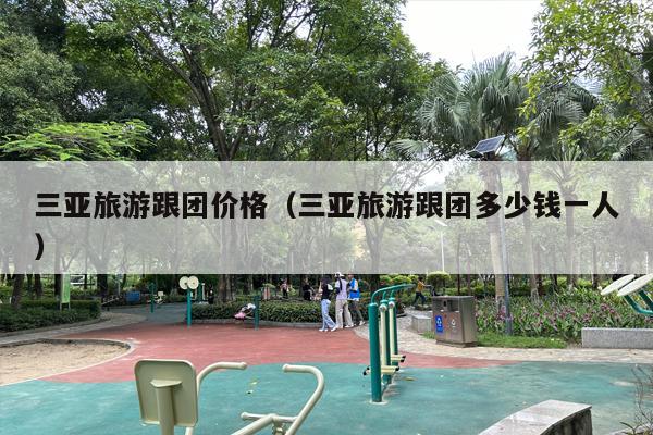 三亚旅游跟团价格（三亚旅游跟团多少钱一人）