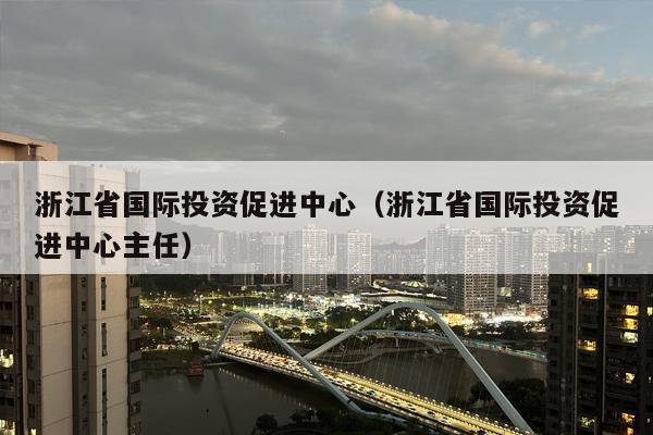 浙江省国际投资促进中心（浙江省国际投资促进中心主任）
