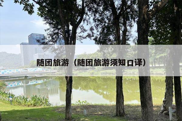 随团旅游（随团旅游须知口译）