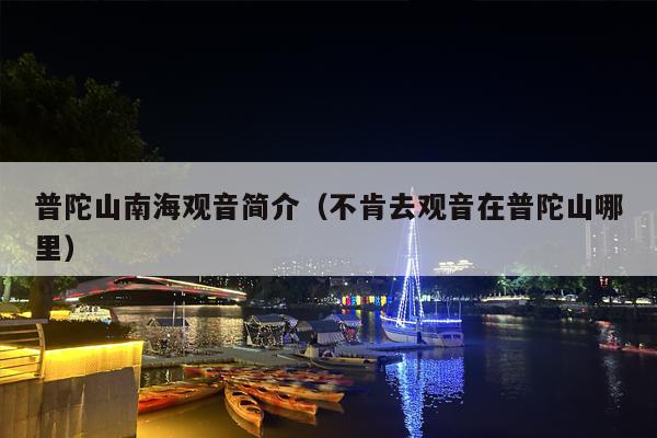 普陀山南海观音简介（不肯去观音在普陀山哪里）