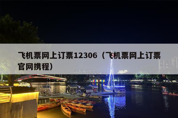 飞机票网上订票12306（飞机票网上订票官网携程）