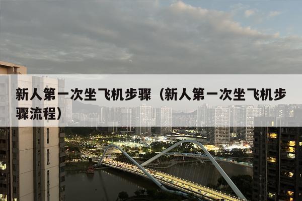新人第一次坐飞机步骤（新人第一次坐飞机步骤流程）