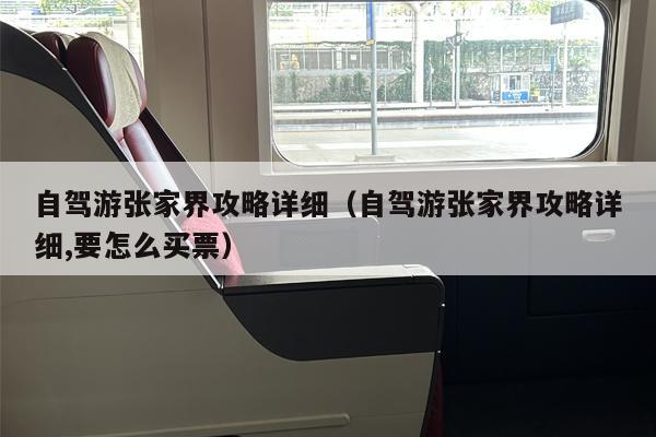 自驾游张家界攻略详细（自驾游张家界攻略详细,要怎么买票）