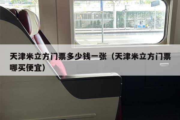 天津米立方门票多少钱一张（天津米立方门票哪买便宜）