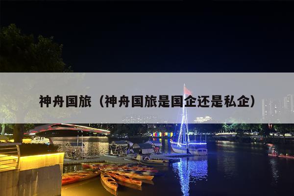 神舟国旅（神舟国旅是国企还是私企）