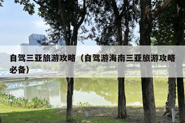 自驾三亚旅游攻略（自驾游海南三亚旅游攻略必备）