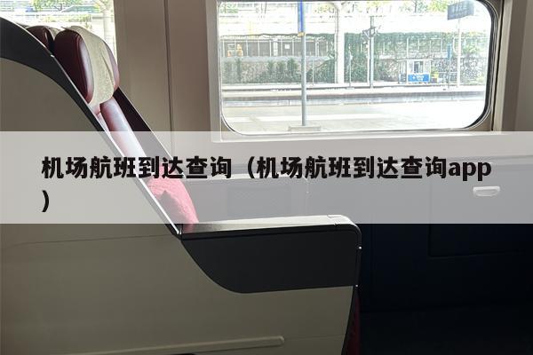 机场航班到达查询（机场航班到达查询app）