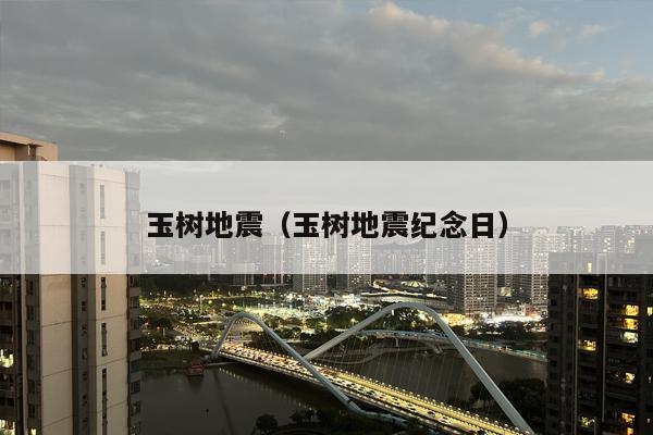 玉树地震（玉树地震纪念日）