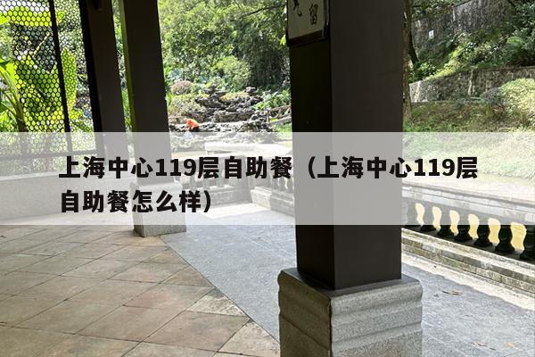 上海中心119层自助餐（上海中心119层自助餐怎么样）