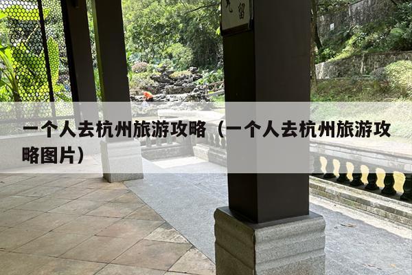 一个人去杭州旅游攻略（一个人去杭州旅游攻略图片）