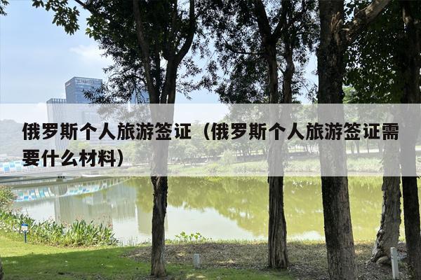 俄罗斯个人旅游签证（俄罗斯个人旅游签证需要什么材料）